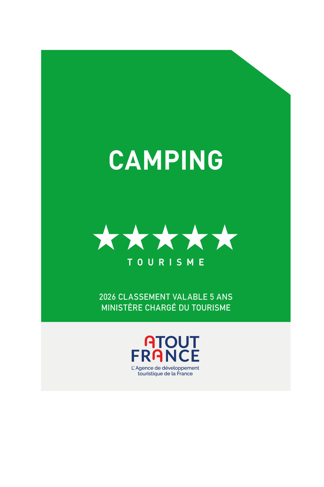 Panonceau classement camping